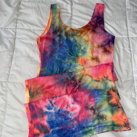 Tye Dye Neon Dress - Picture 4 of 4